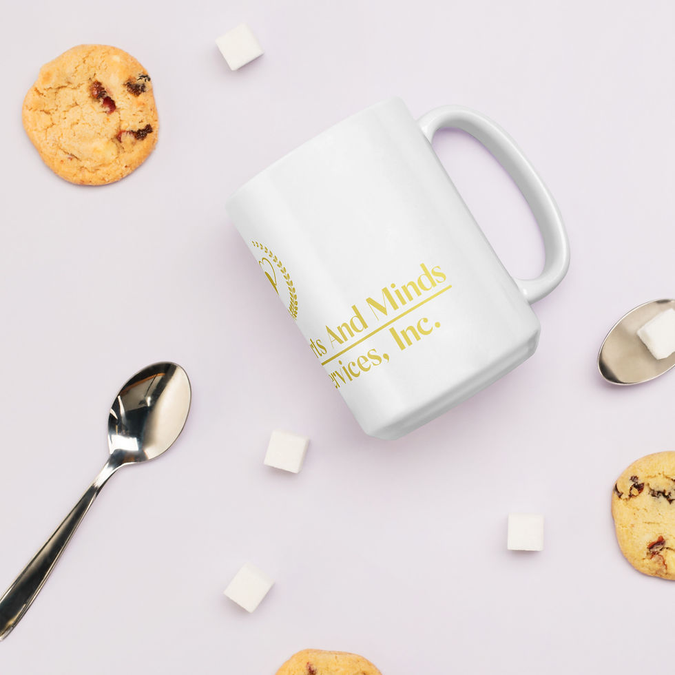 Thumbnail: Mending Hearts White Glossy Mug