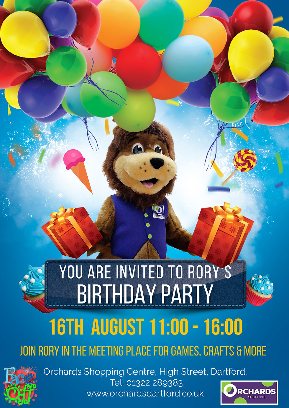 Saturday kids event in The Orchards Shopping Centre, Dartford. What's on for kids!