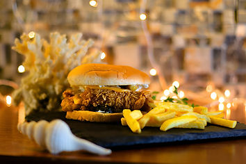 Burgers and fries in best pubs in Pondicherry
