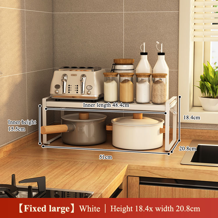 Thumbnail: Pantry Home Shelf Multifunction Kitchen Cabinet Organizer Storage Rack