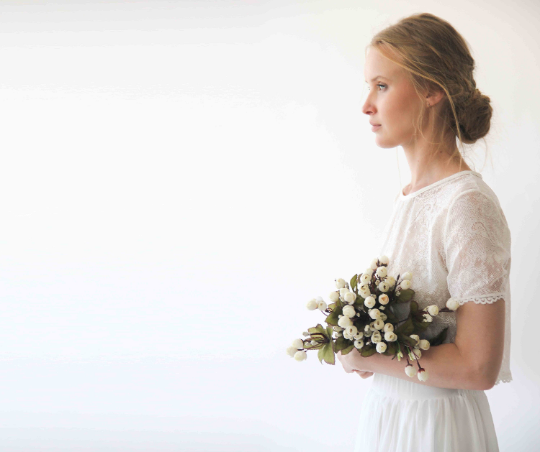 Miniatyrbilde: Wedding Dress Separates, Two Piece Bridal Gowns  #1251