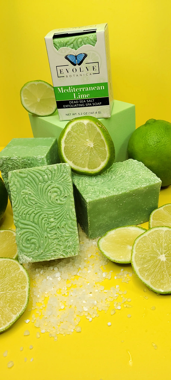 Miniatyrbilde: Specialty Soap - Mediterranean Lime Salt Bar