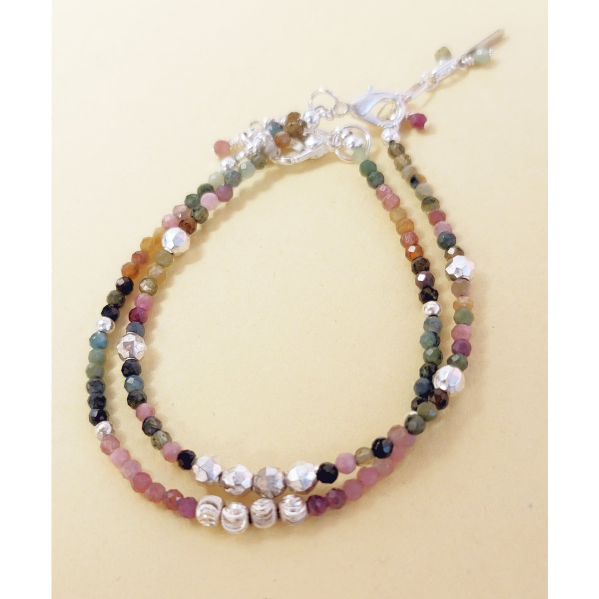 Tourmaline Silver Bracelet