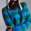 Thumbnail: Sweater With Blue and Green Stripes