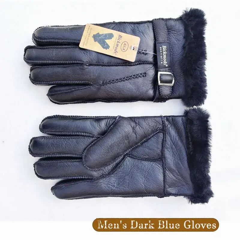Thumbnail: Sheepskin Fur Gloves Men