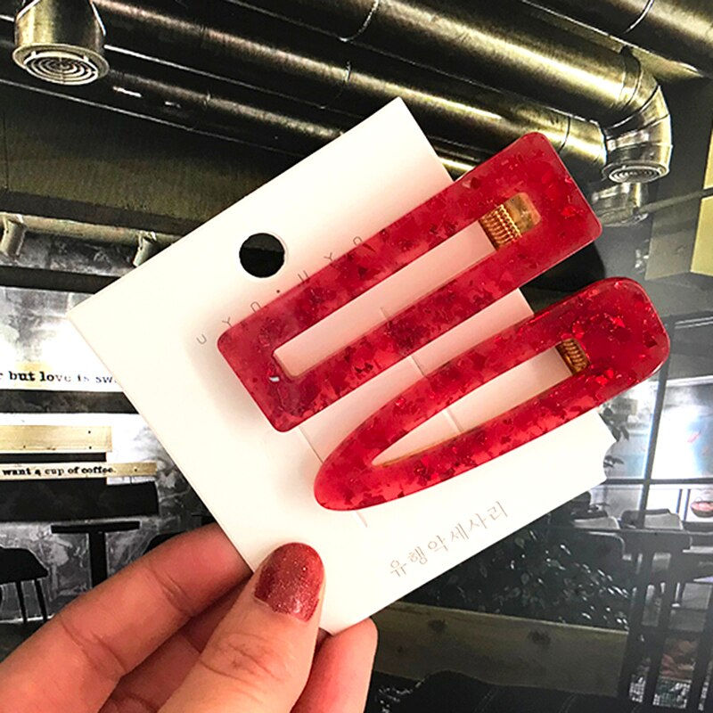 Miniatyrbilde: Fashion Acrylic Pearl Hair Clips Set Sweet Headwear Hair