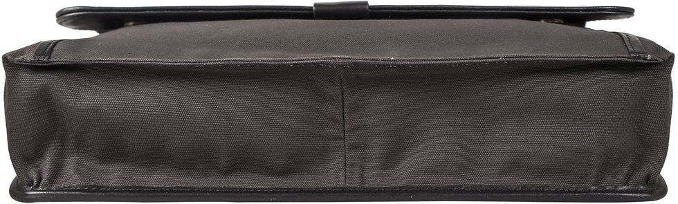 Miniatyrbilde: Aiden Genuine Leather and Canvas 15 Inch Laptop Shoulder