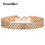 Thumbnail: 10MM 12MM Big Wide for Women Men Bracelet 585 Rose Gold Color