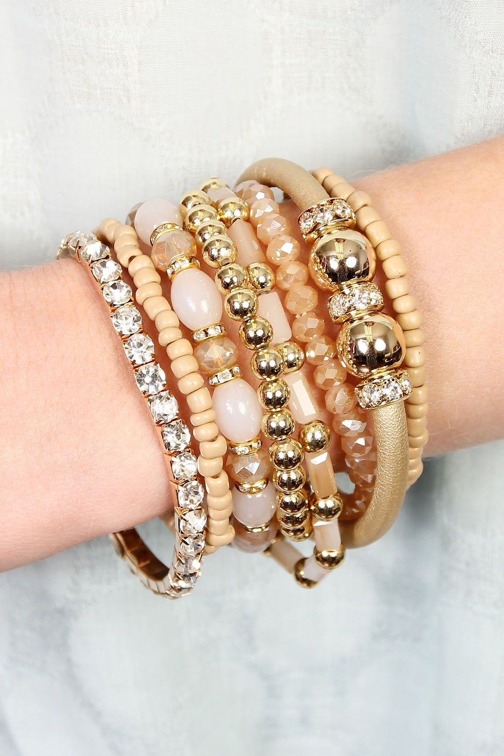 Thumbnail: Classic Multibeaded Bracelet Set