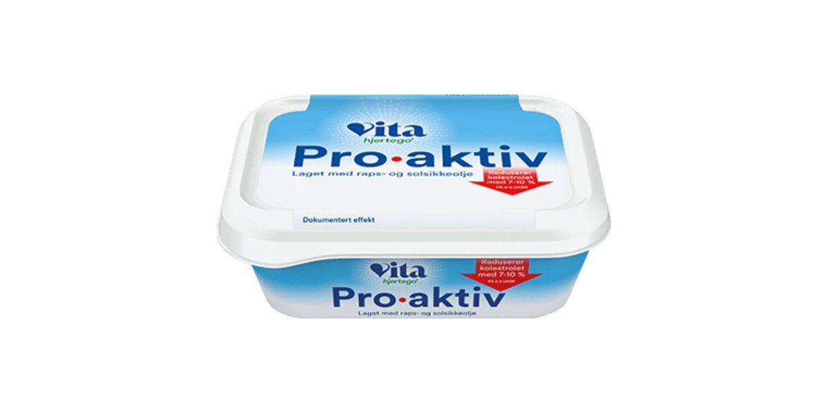 Vita hjertego' Proaktiv Margarin | 250g