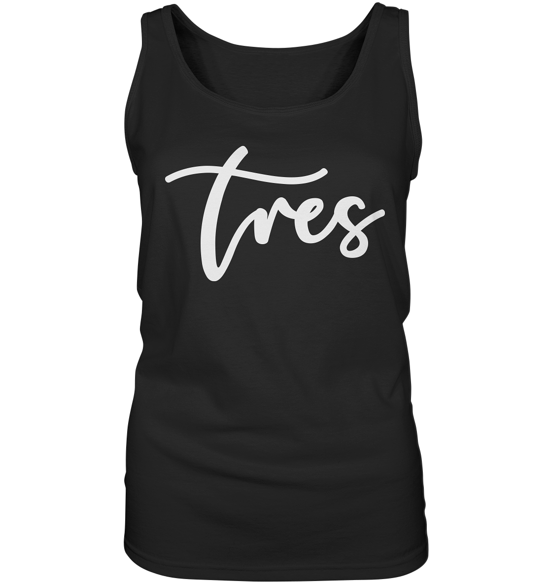 Tank-Top Woman - "Tres" Original White
