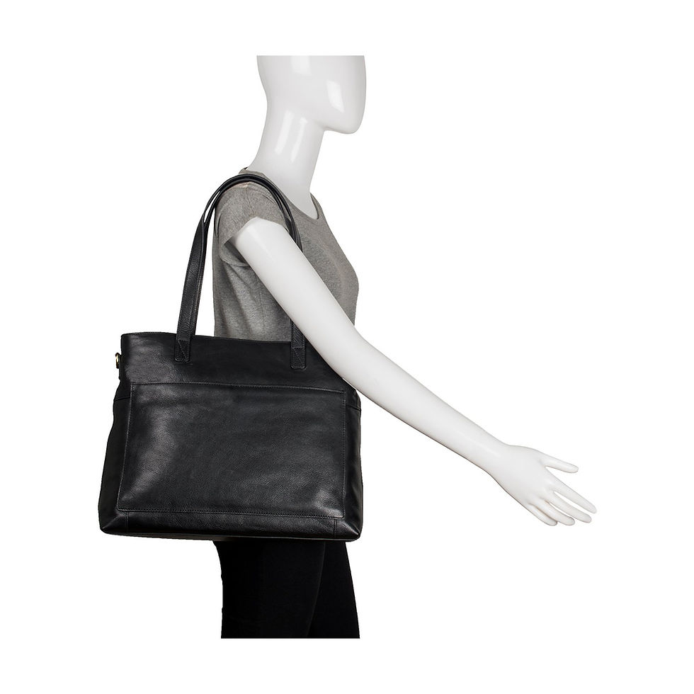 Miniatyrbilde: Sierra Leather Shoulder Bag With Sling Strap