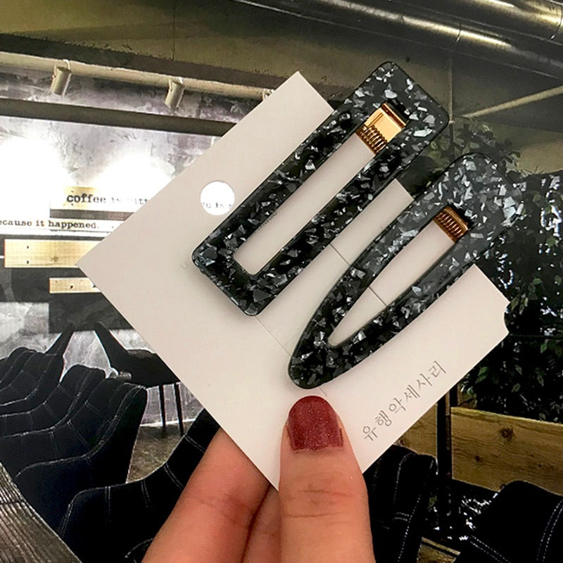 Miniatyrbilde: Fashion Acrylic Pearl Hair Clips Set Sweet Headwear Hair