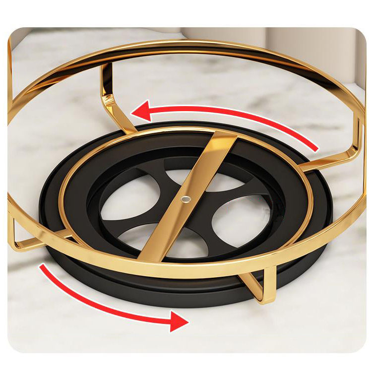 Thumbnail: 360 Degree Rotating 3 Layer Cosmetic Storage Rack Makeup Organizer Holder