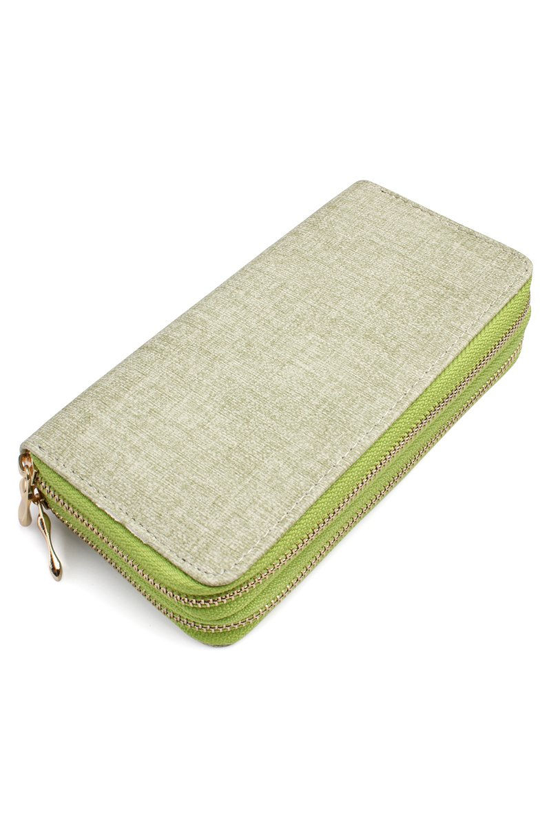 Miniatyrbilde: Double Zipper Fashion Wallet