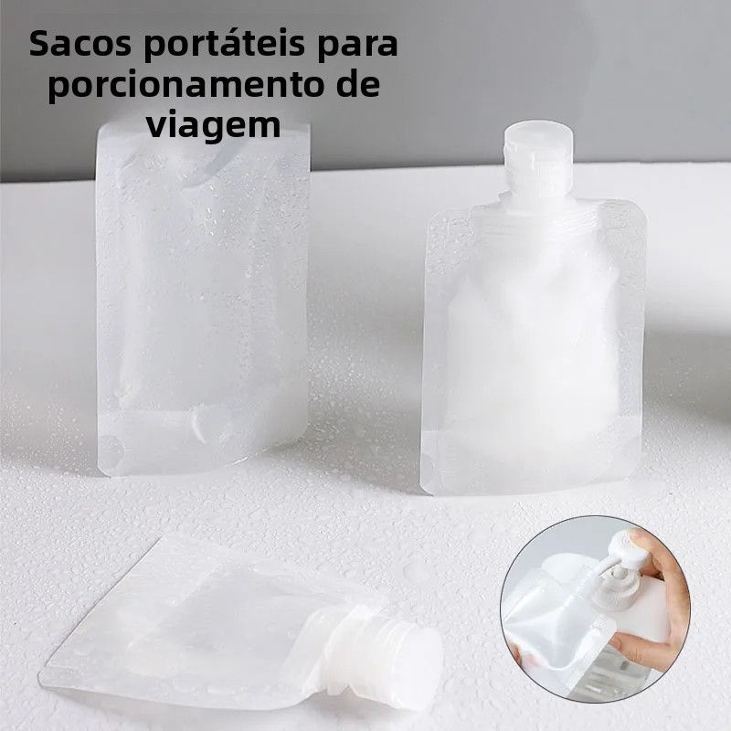 Miniatura: Kit essencial cosméticos recarregáveis ​​