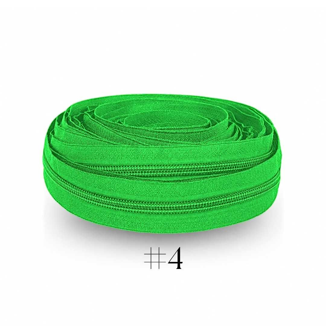 ZIPPER #4 VERDE FOSF 333 200MTR/ROLLO 2000MTR/CTN