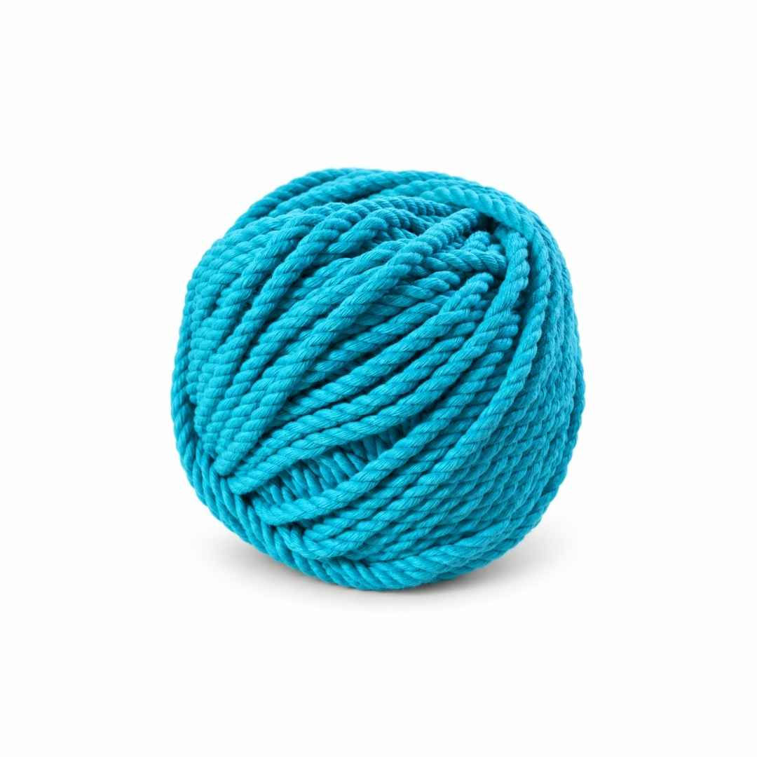 CUERDA MACRAME #6 TURQUEZA VERDE 63 BOLA 500G/49 MTR APROX
