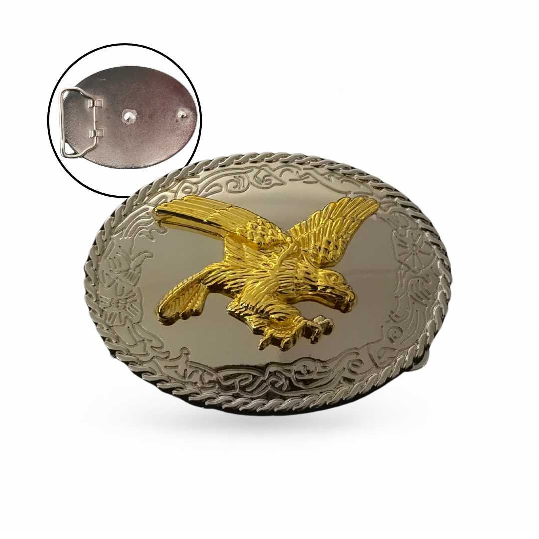 HEBILLA V0150-40MM AGUILA NKL-GOLD