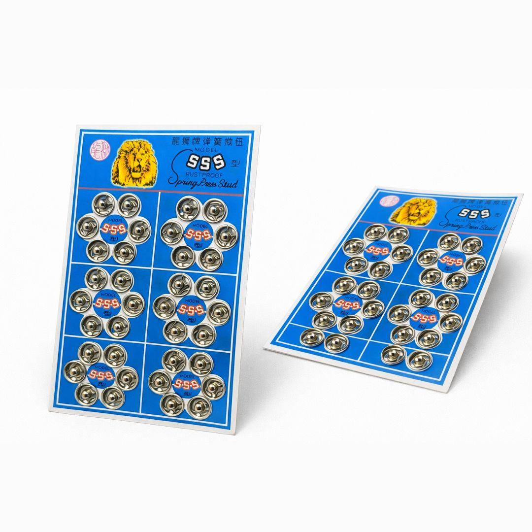 BROCHE PRESION INOX #2 36PCS/CARD