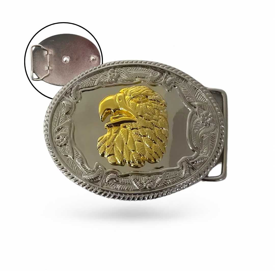 HEBILLA V0079-40MM AGUILA NKL-GOLD