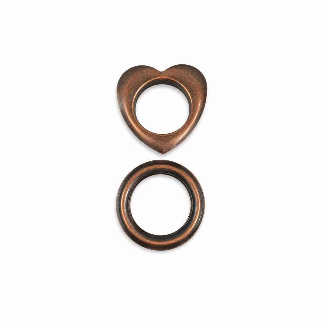 30% OJALETE YC-15 CORAZON BRONCE