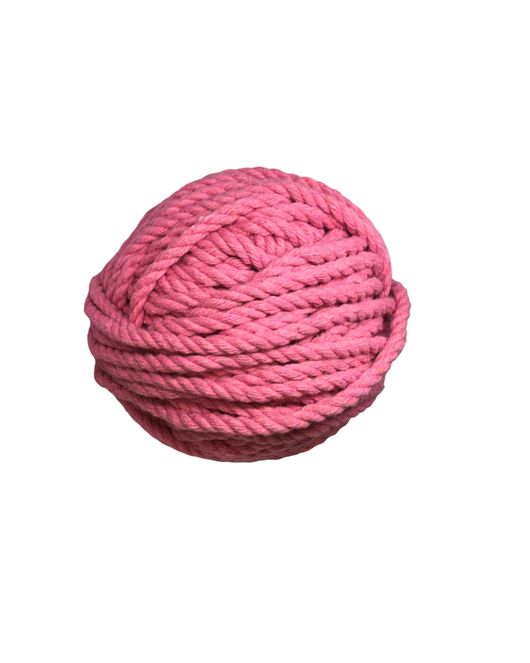CUERDA MACRAME #6 PALO ROSA 16 BOLA 500G/49 MTR APROX