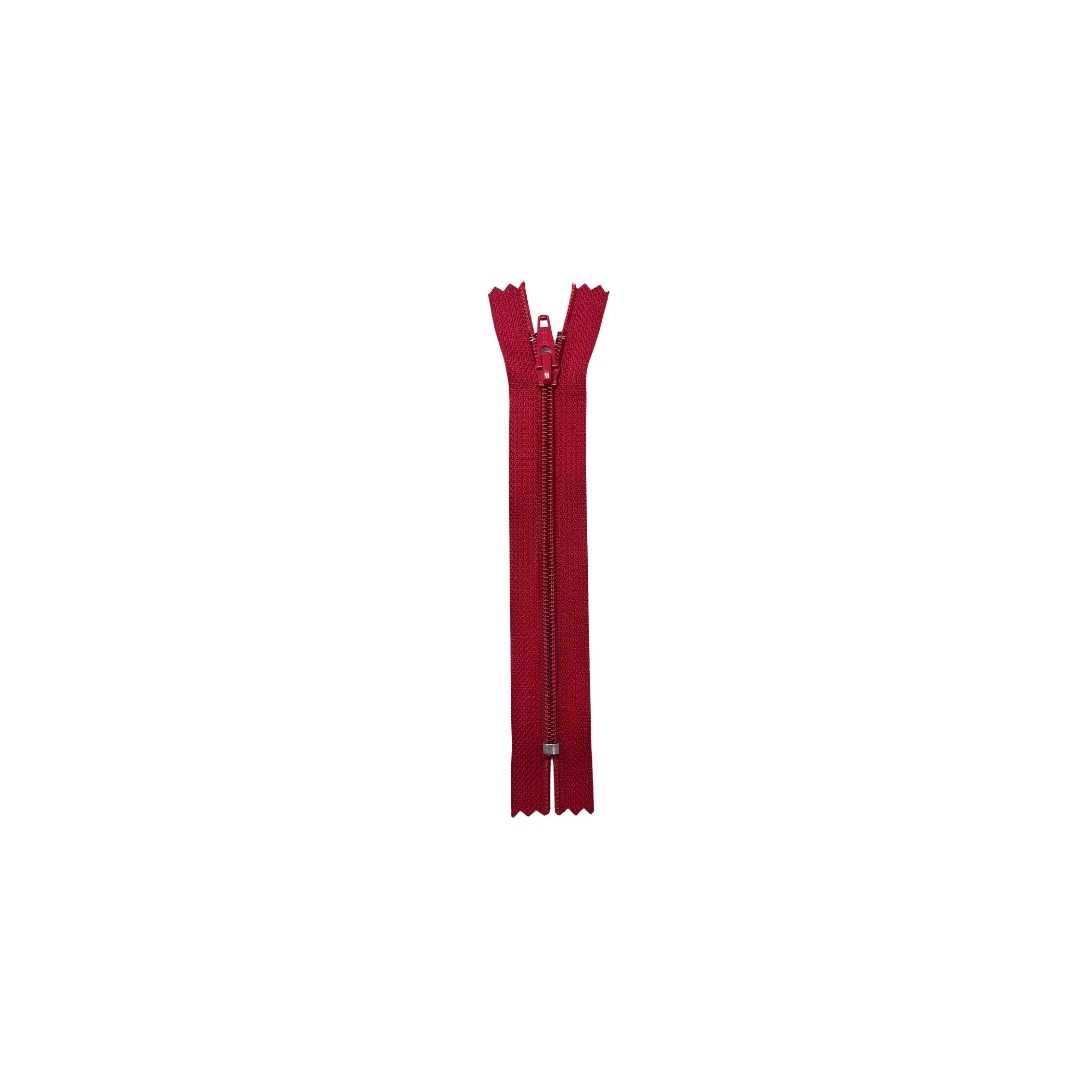 ZIPPER 4" ROJO 519 YKK CFC-452 POLIESTER