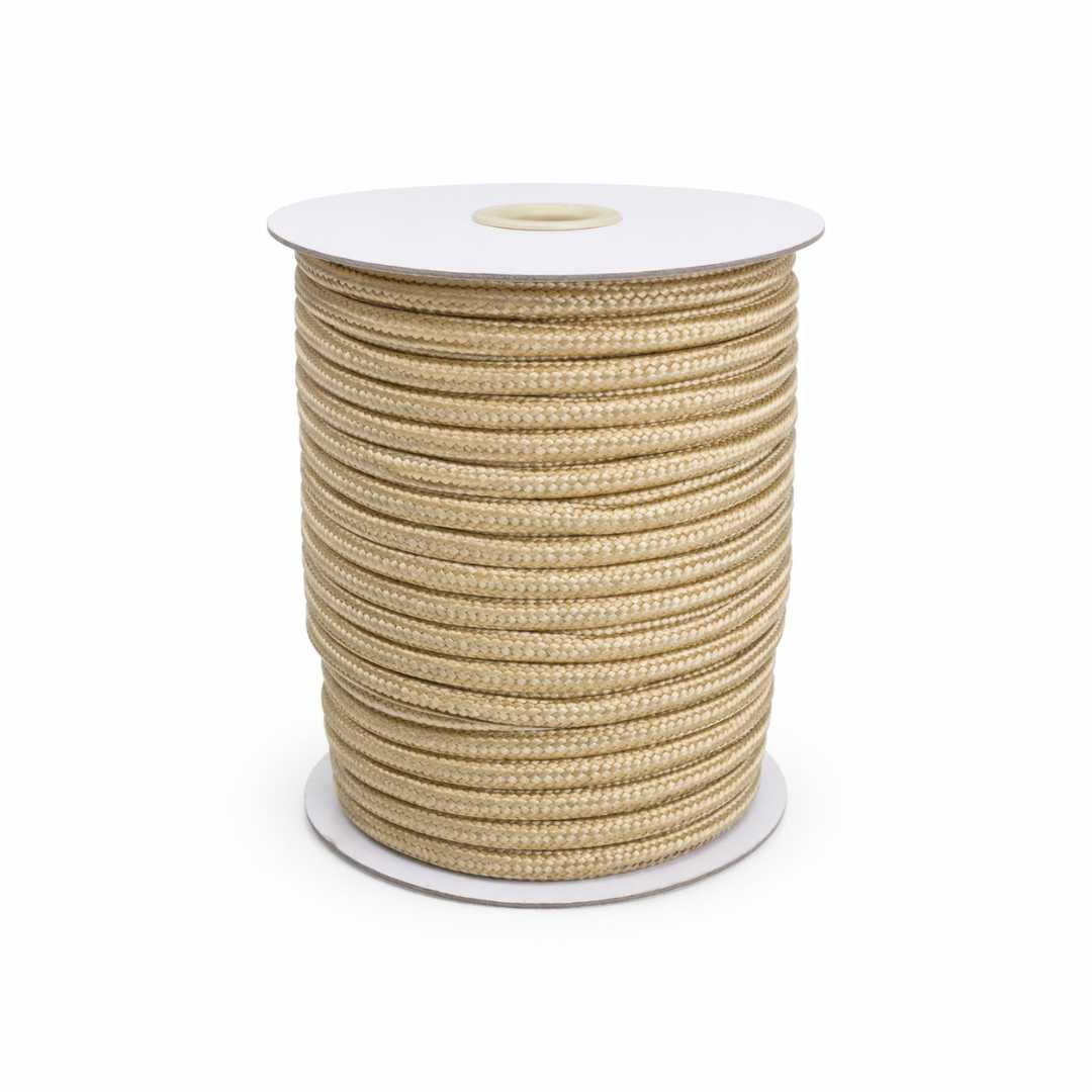CORDON BRAIDED PP 7MM BEIGE 277 50MT/ROLLO