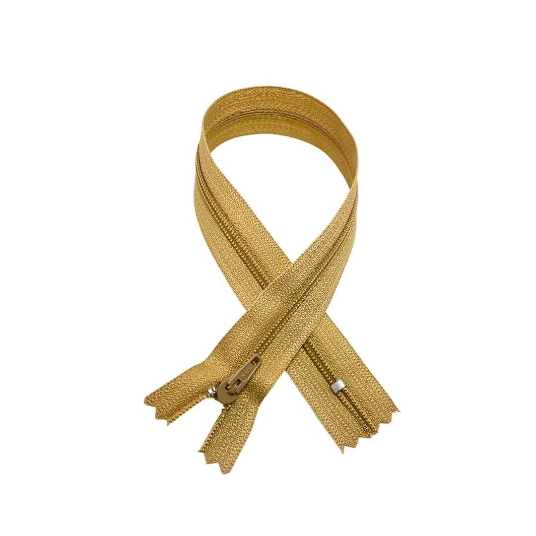 ZIPPER 18" BEIGE 573 YKK CFC-32 POLIESTER