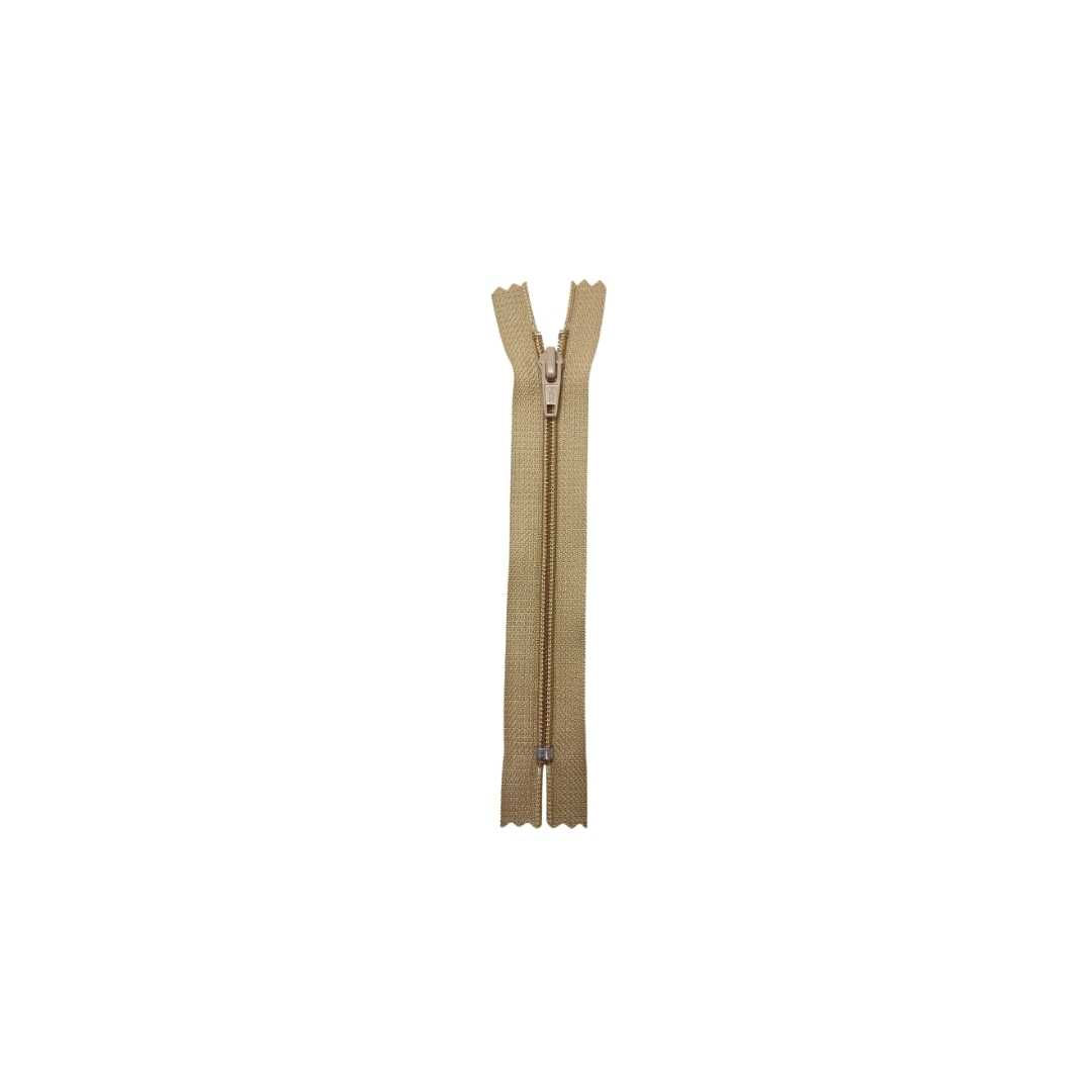 ZIPPER 4" BEIGE 573 YKK CFC-452 POLIESTER