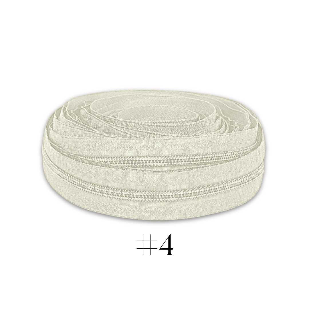 ZIPPER #4 CREMA 105 200MTR/ROLLO 2000MTR/CTN