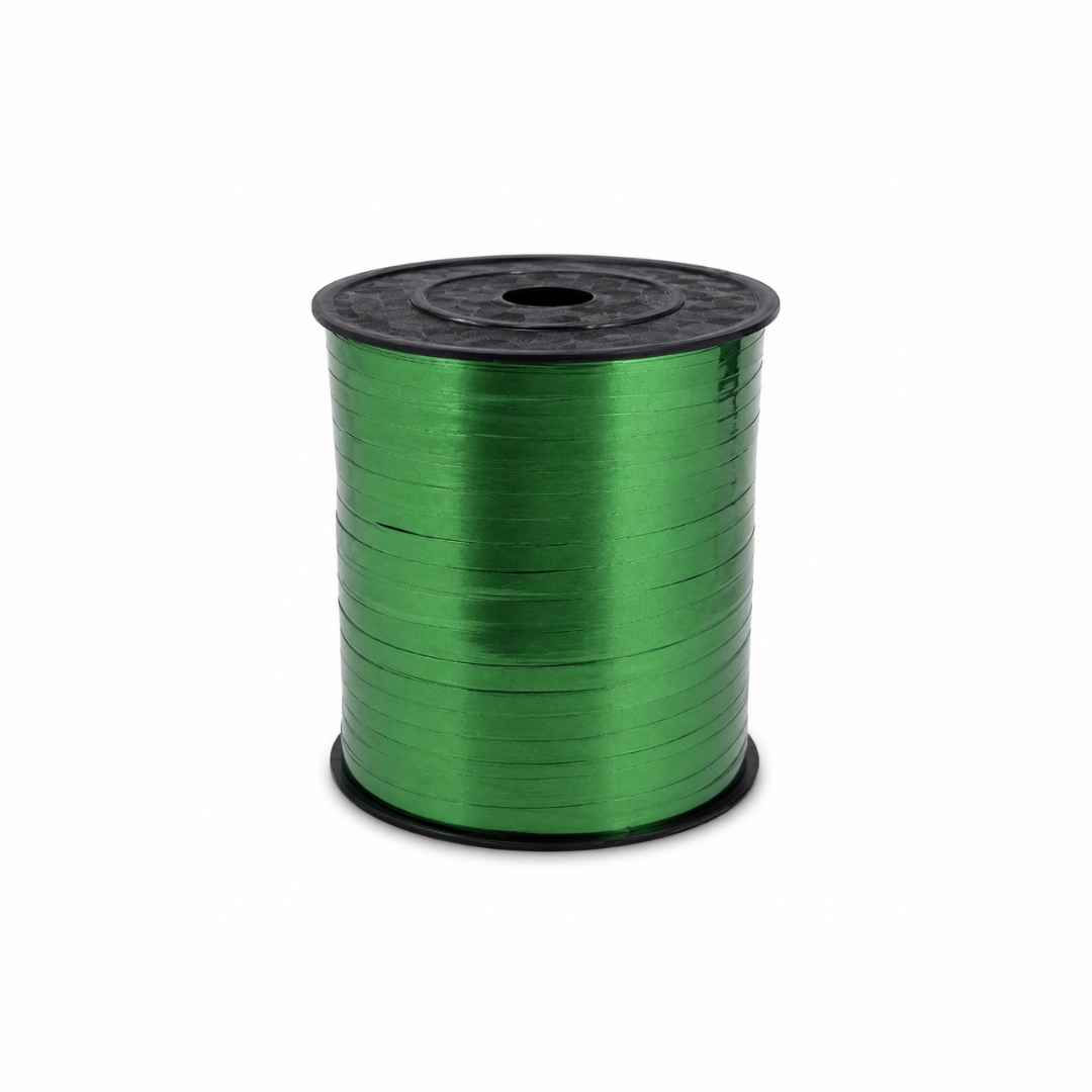 LISTON CURLY METALICO 5MM 75 VERDE 457M/ROLL