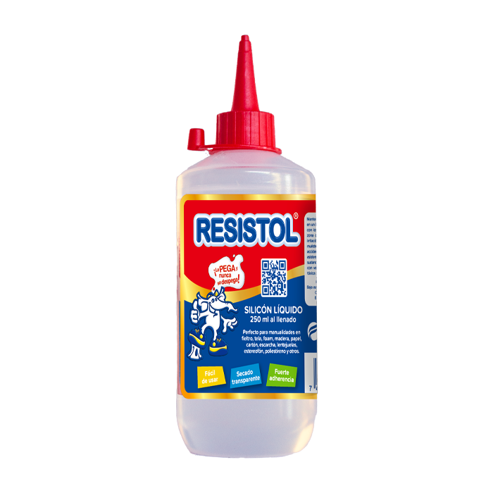SILICON LIQUIDO RESISTOL 250ML 12-CAJA