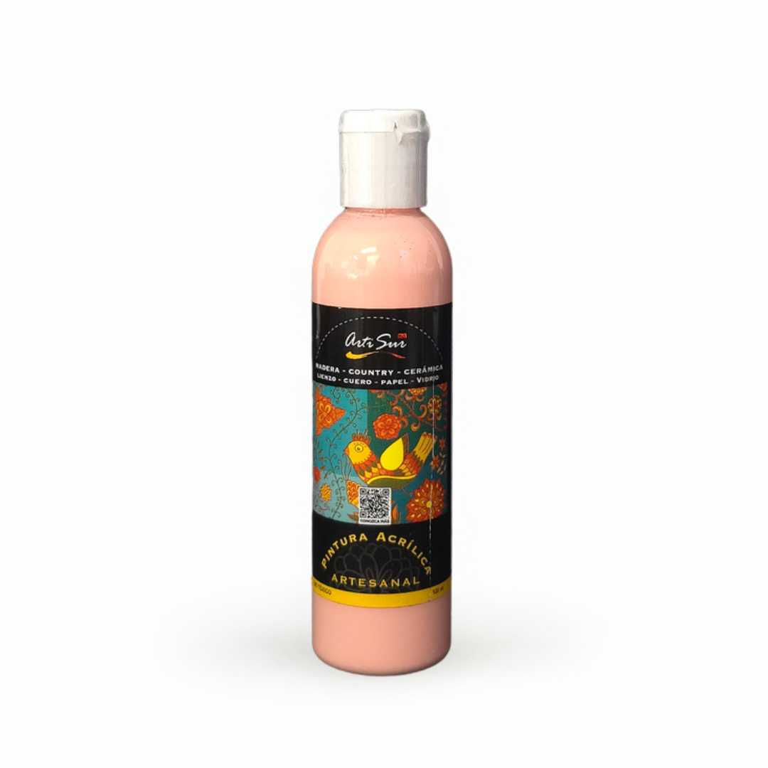 PINTURA ACRILICA ARTESANAL ROSADO 120ML