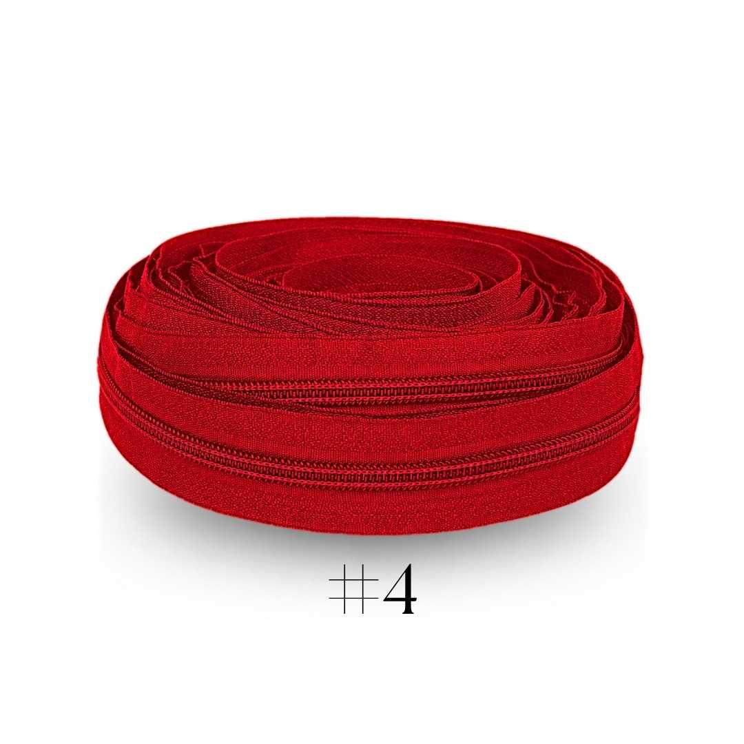 ZIPPER #4 ROJO 148 200MTR/ROLLO 2000MTR/CTN