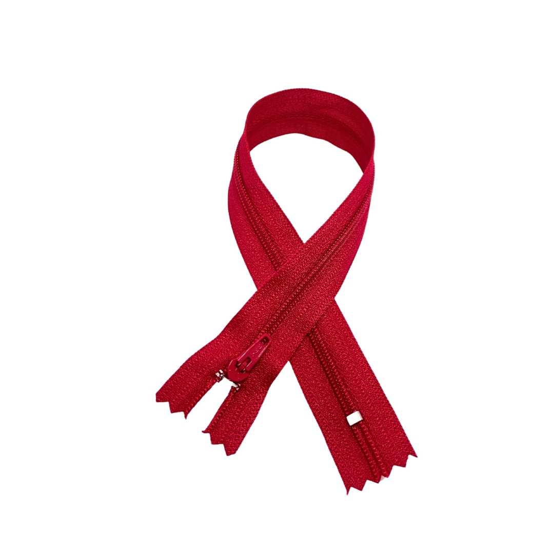 ZIPPER 18" ROJO 519 YKK CFC-32 POLIESTER