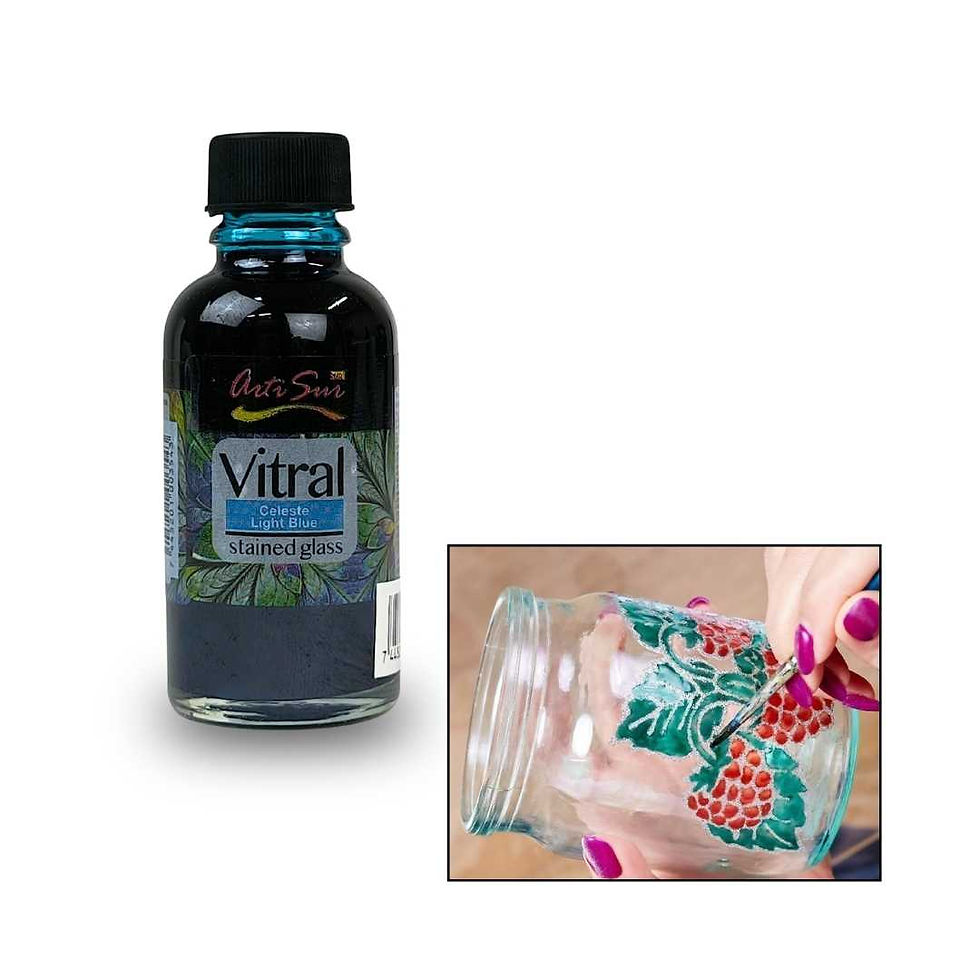 Miniatura: PINTURA VITRAL CELESTE 30ML