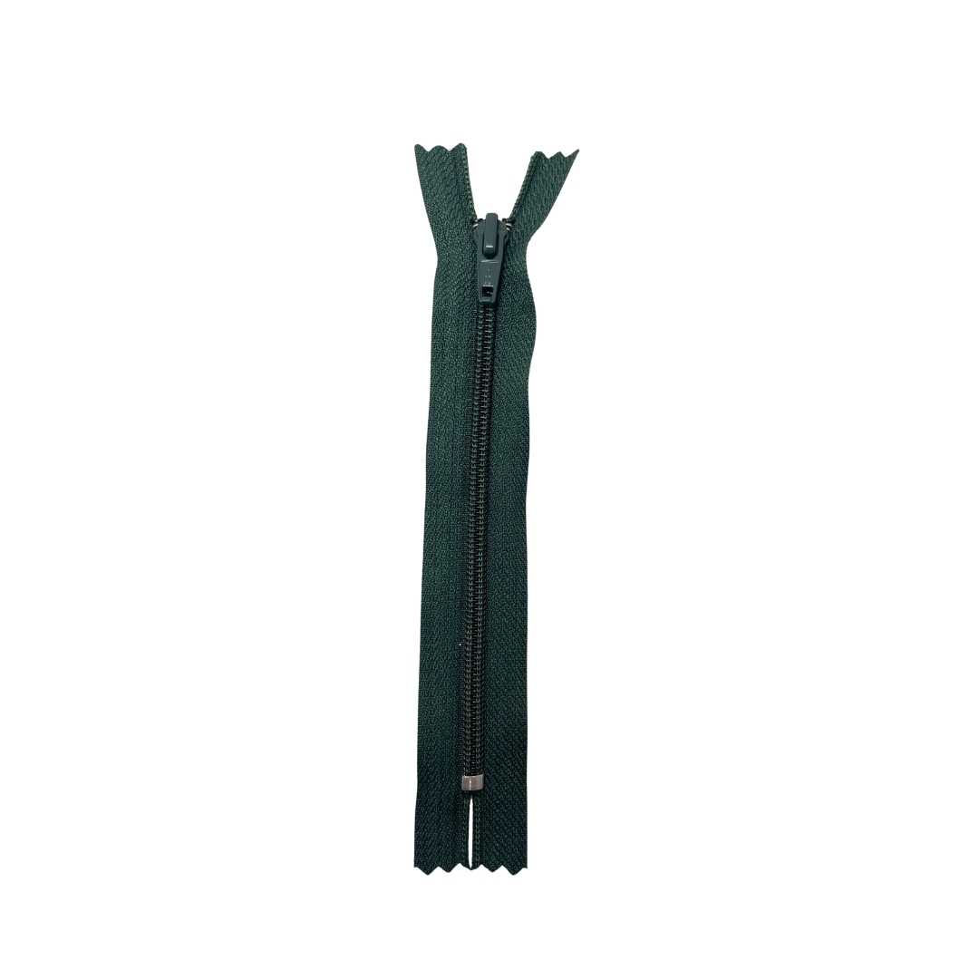 ZIPPER 8" VERDE BOTELLA 890 YKK CFC-452 POLIESTER