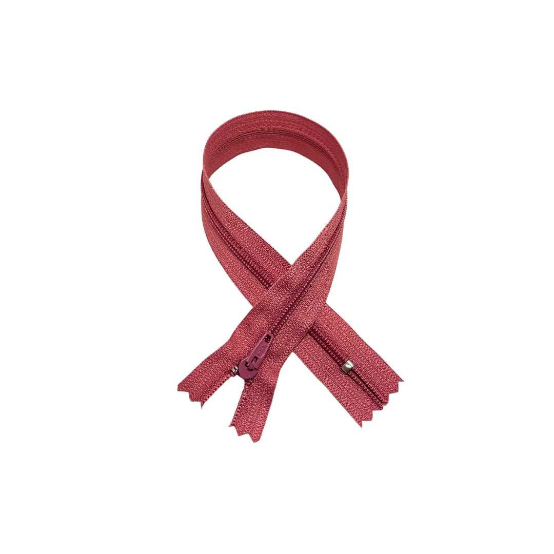 ZIPPER 14" PALO ROSA 214 YKK CFC-32 POLIESTER