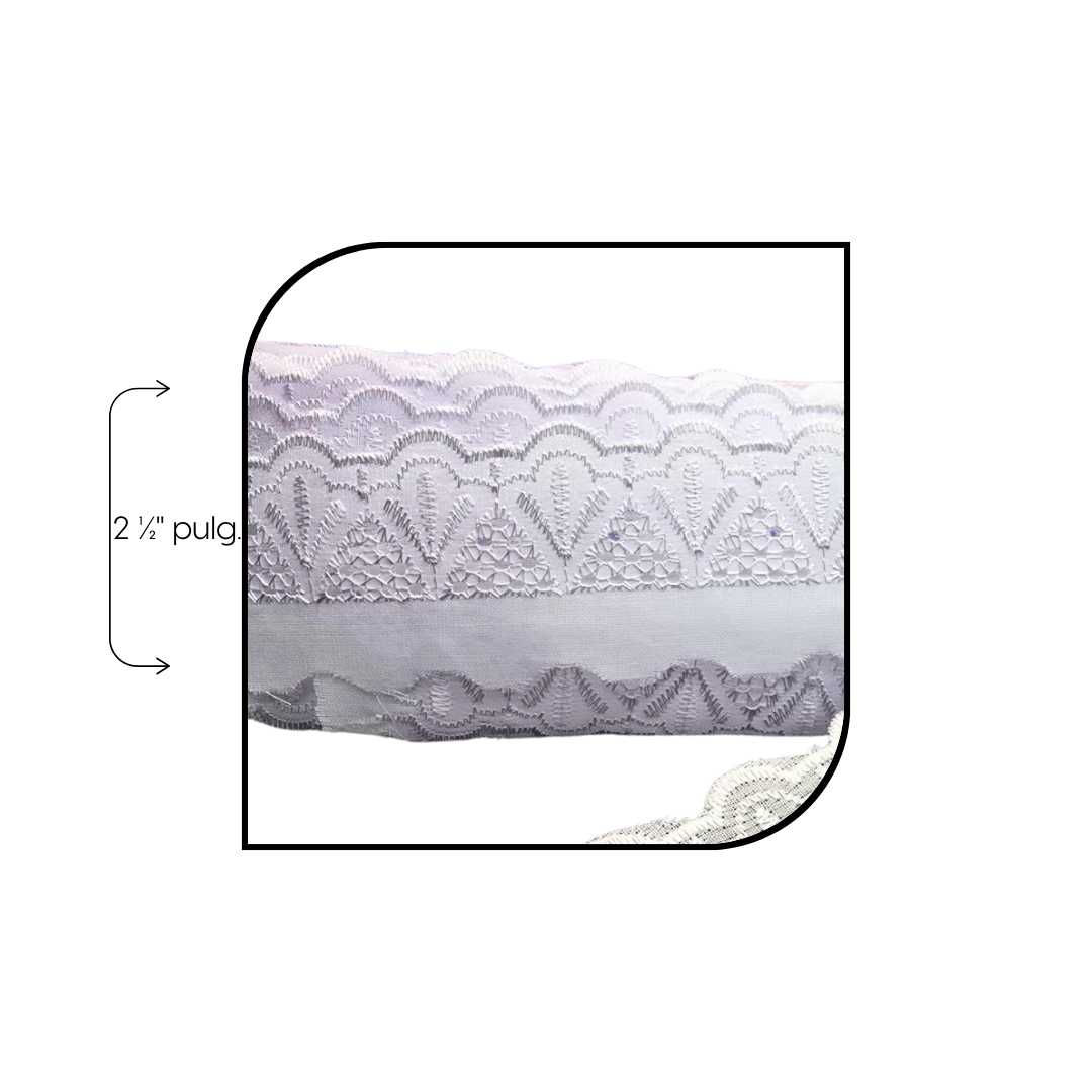 TIRA BORDADA 5.5CM DESING 3 13.7M/UN 2041