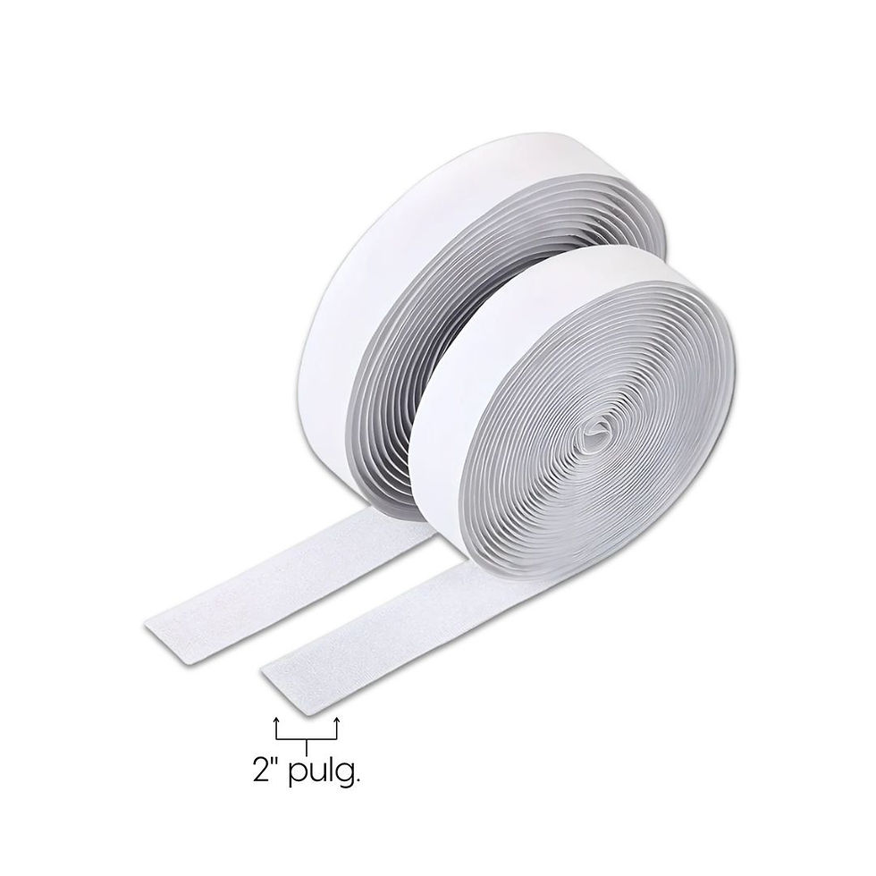 Miniatura: VELCRO ADHESIVO 2" BLANCO 25 MT (2 ROLL M-H)