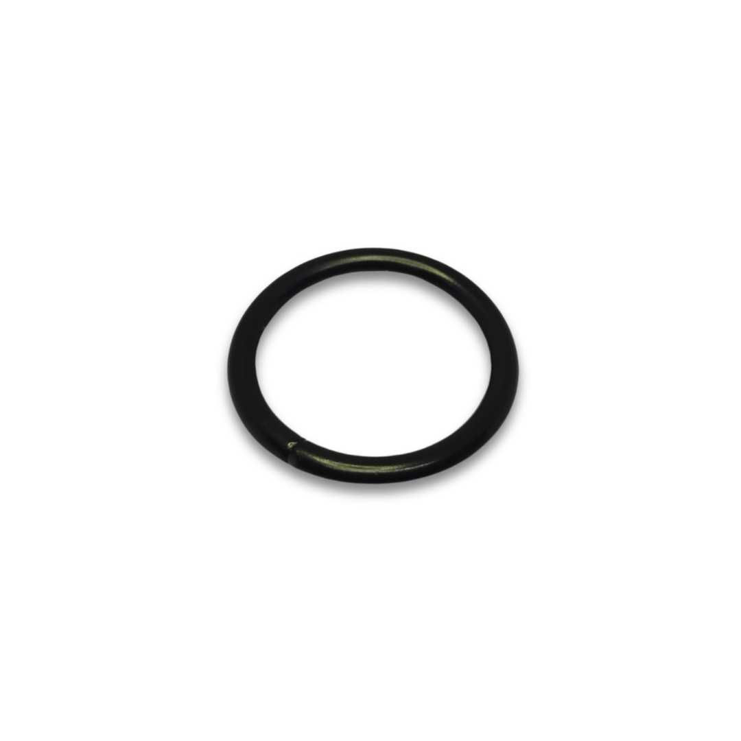 ARGOLLA REDONDA HIGH 3.8MM NEGRO 1"