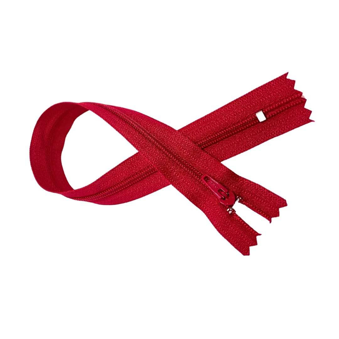 ZIPPER 22" ROJO 519 YKK CFC-32 POLIESTER