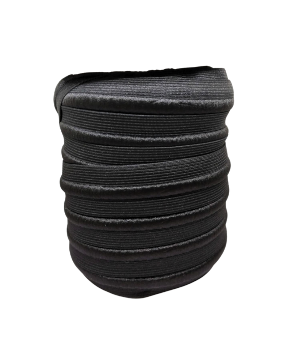 Miniatura: ELASTICO C/CORDON NEGRO 33MM 25 MT / ROLLO