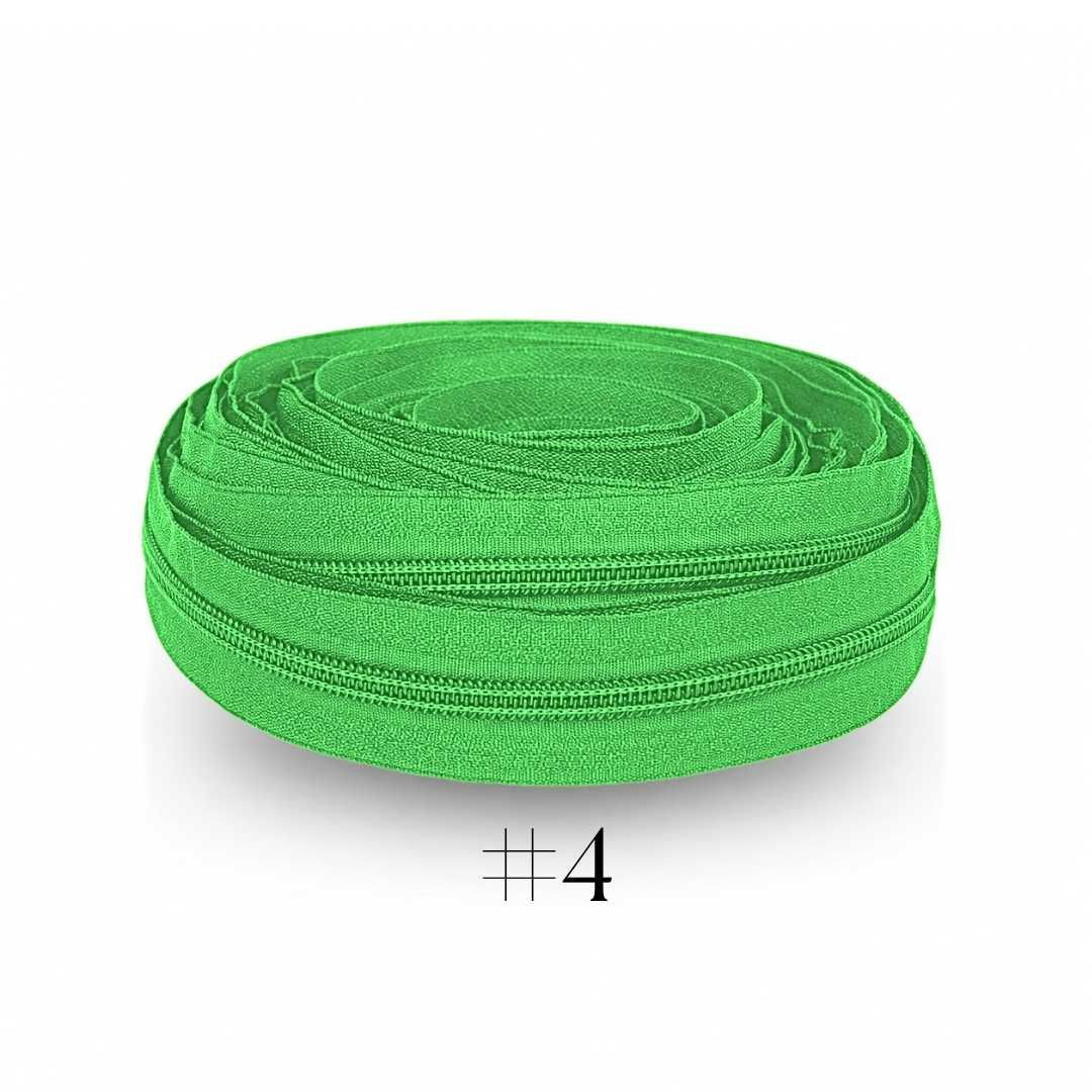 ZIPPER #4 VERDE LIMON CL 334 200MTR/ROLLO 2000MTR/CTN