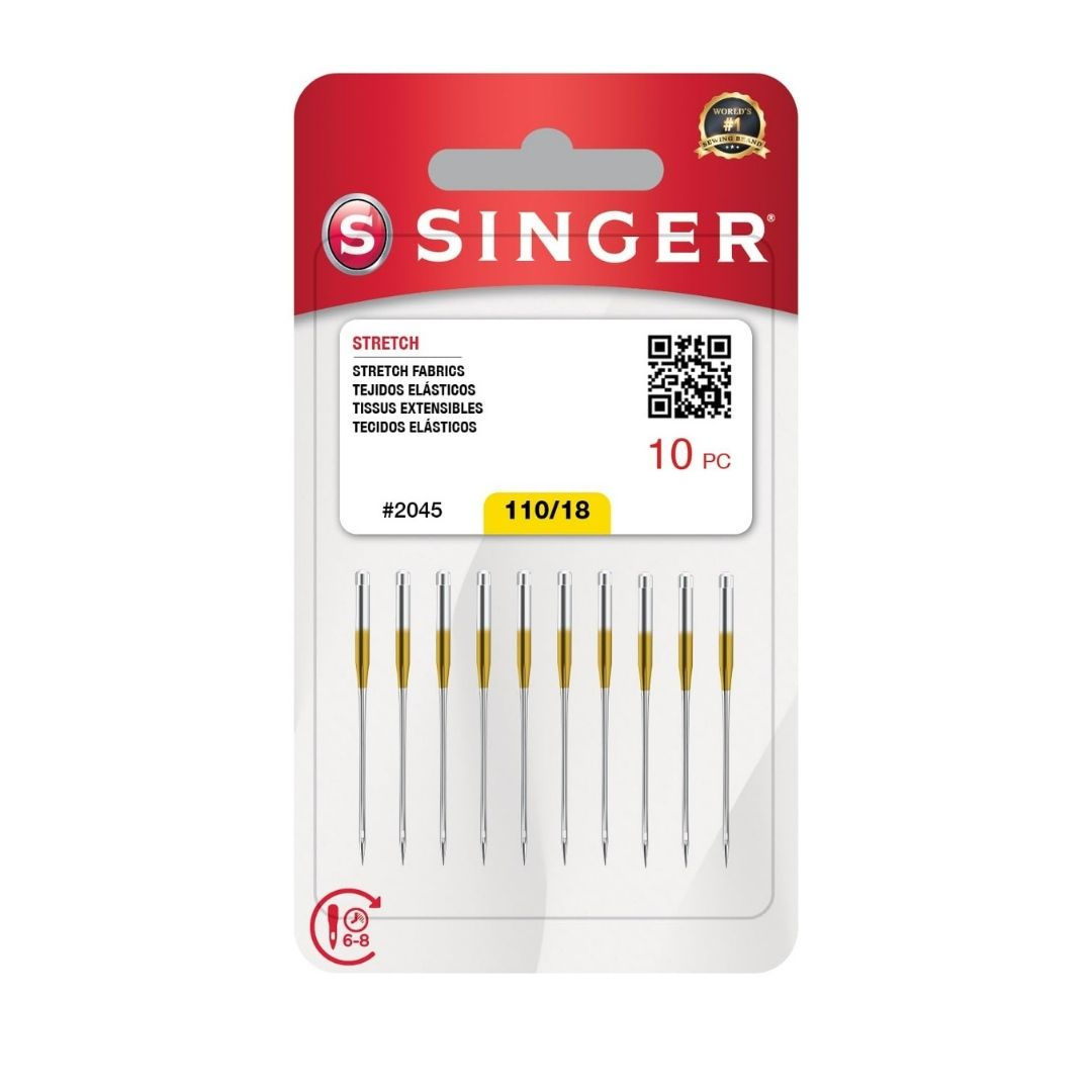 AGUJA SINGER #18 2045 PUNTO BOLA (BLISTER 10PCS)