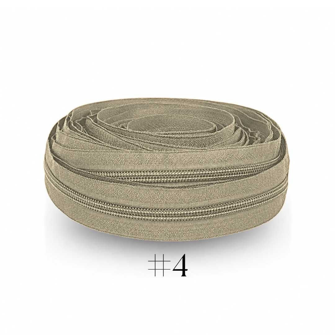 ZIPPER #4 BEIGE CLARO 307 200MTR/ROLLO 2000MTR/CTN