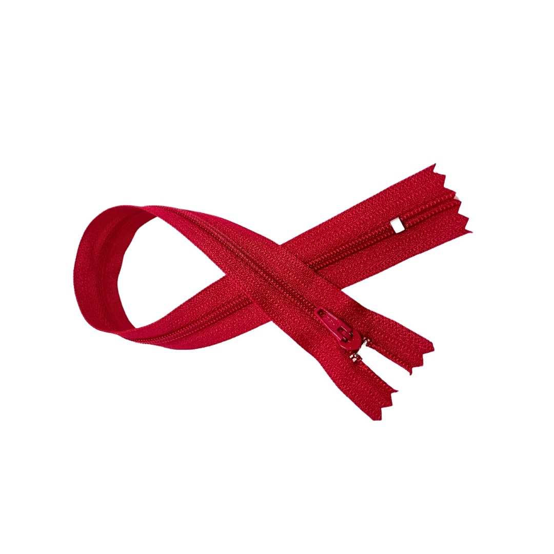 ZIPPER 20" ROJO 519 YKK CFC-32 POLIESTER