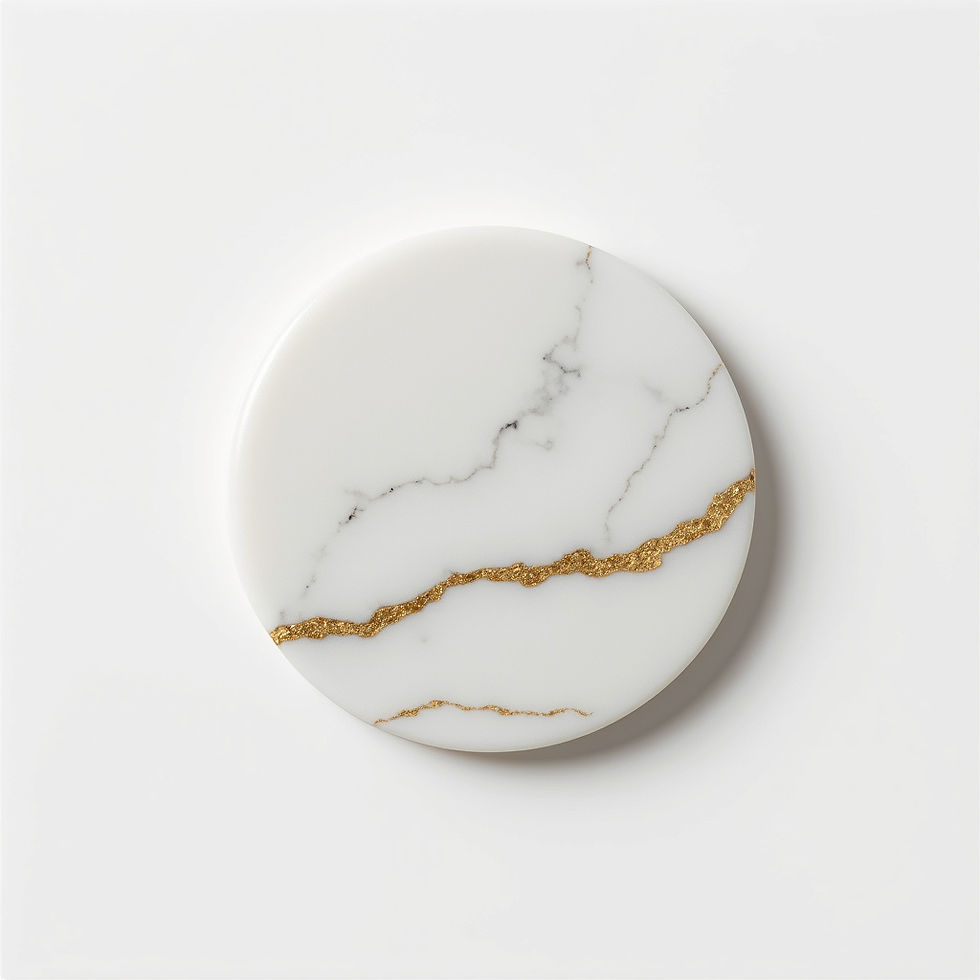 Marble Coaster Set